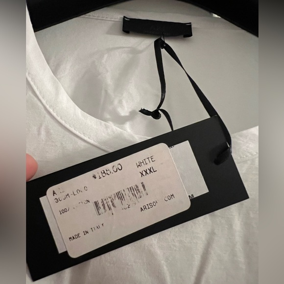 NEW w Tags ARI Soho Graphic Print Crew Neck T-Shirt size XXXL fits like XL Italy - Picture 4 of 8